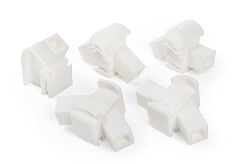 Batch of SLS printed interlocking components